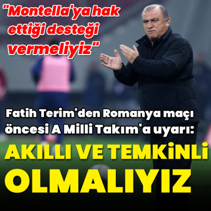 "Akıllı ve temkinli olmalıyız"
