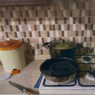 Ocakta unutulan yemek öldürdü