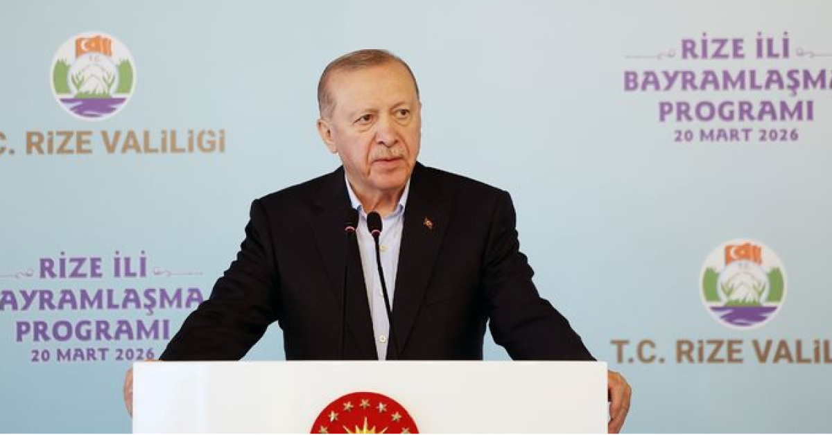 Erdoğan Rize'de Bayram Açıklamaları