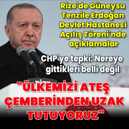 Cumhurbaşkanı Erdoğan'dan açıklamalar