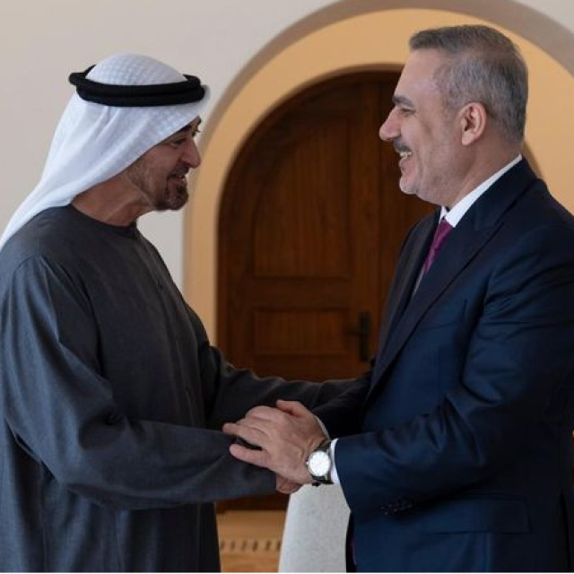 Bakan Fidan, BAE Devlet Başkanı ile görüştü