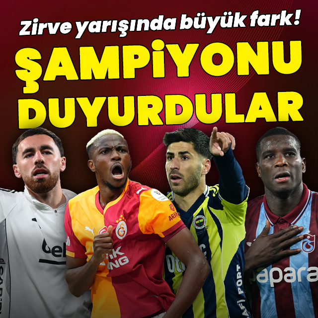 Şampiyonluk ihtimalleri açıklandı!