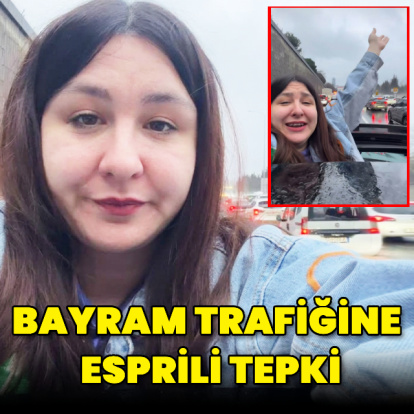 Bayram trafiğine esprili tepki