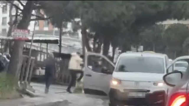 Araçtan inip korku saldılar