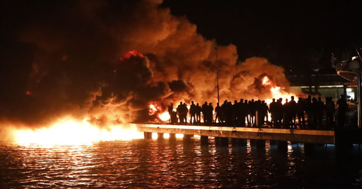 Bodrum Marinada Motoryatta Yangın