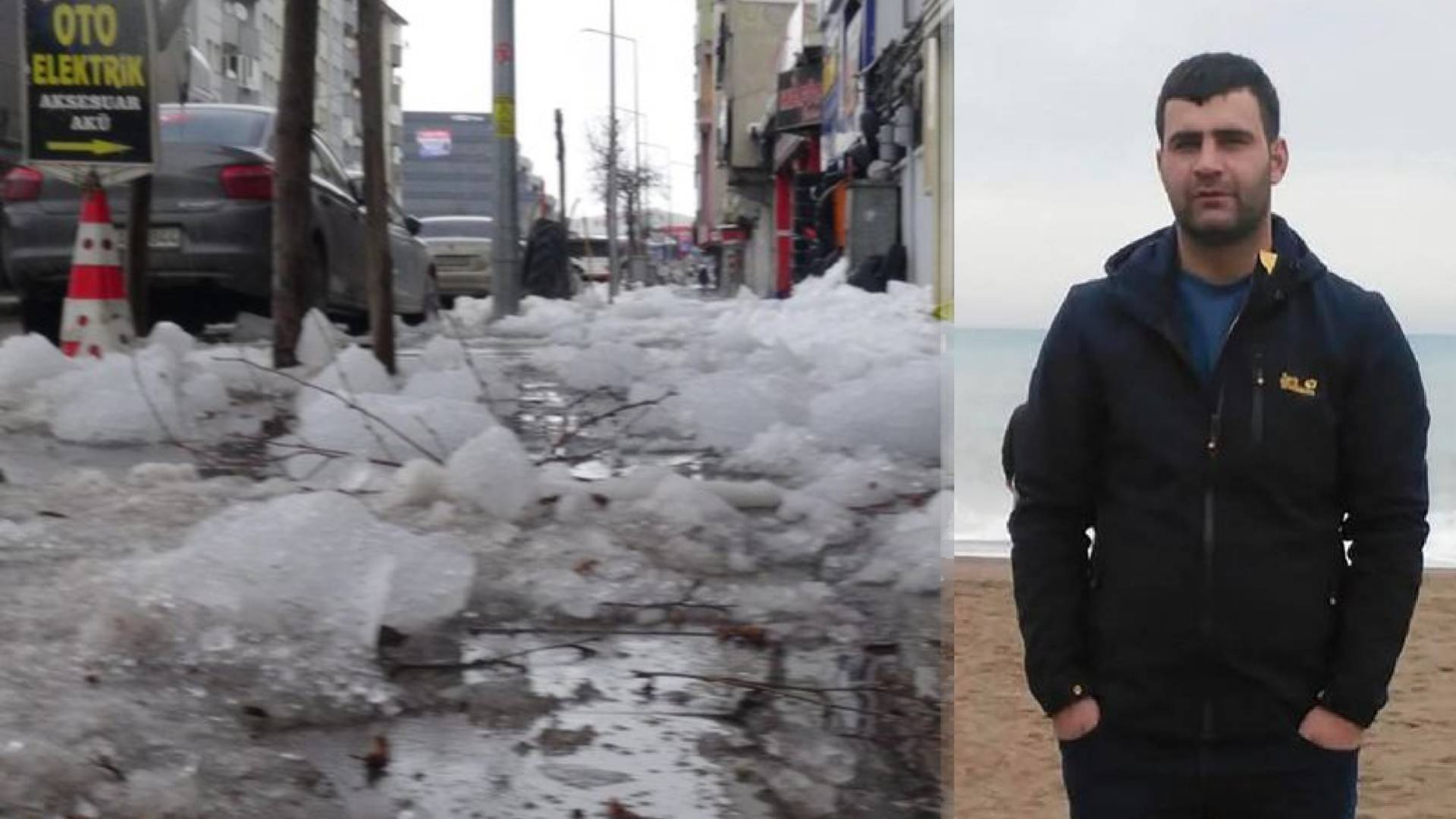 Erzurum’da çatıdan düşen buz sarkıtının altında kalan 2 çocuk babası hayatını kaybetti | Son dakika haberleri