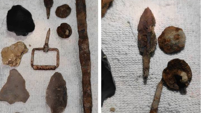 Milli parkı gezerken buldular!