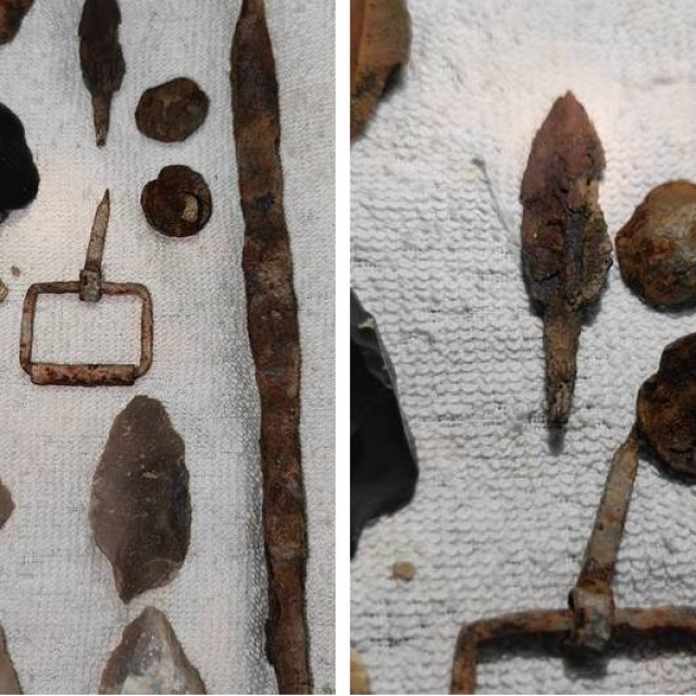 Milli parkı gezerken buldular!