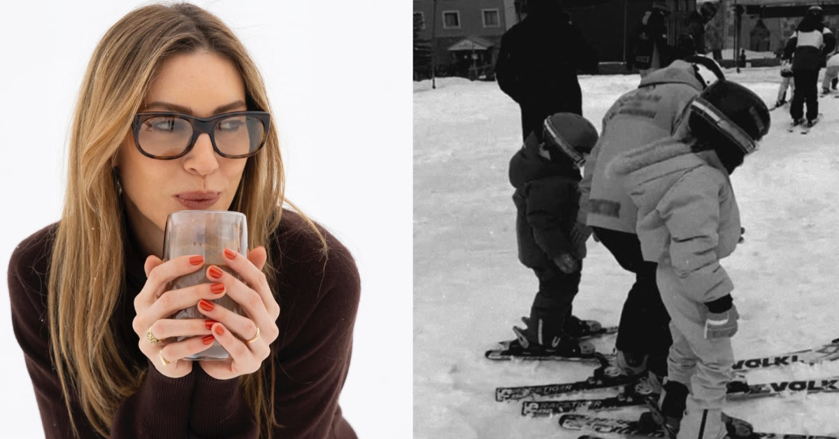 Sinem Kobal Erzurum'da Kızları ile Kış Tatili