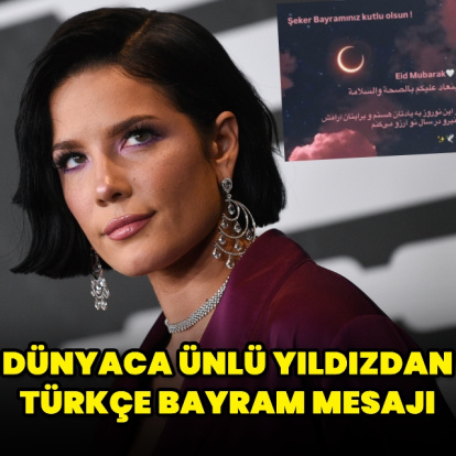 Dünyaca ünlü yıldızdan Türkçe bayram mesajı