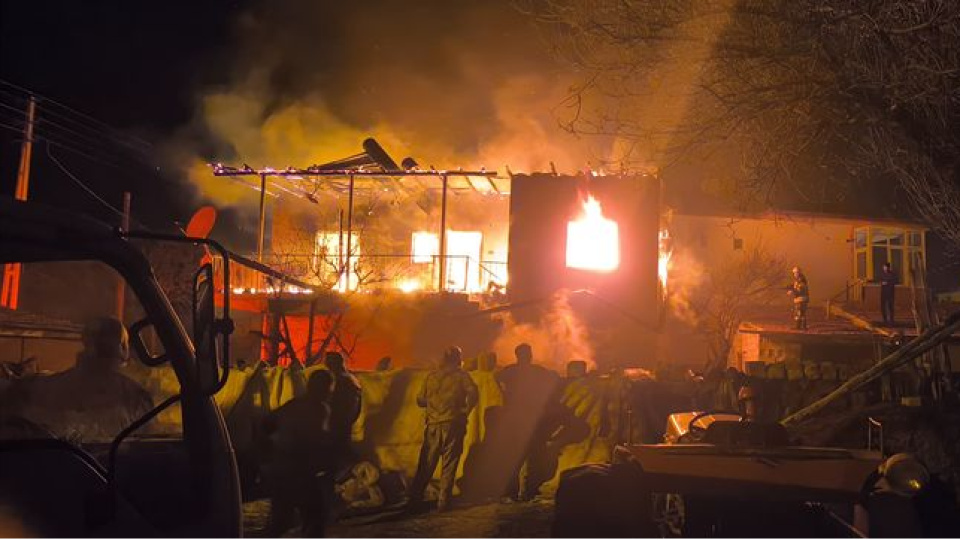 Yangında engelli kadın hayatını kaybetti