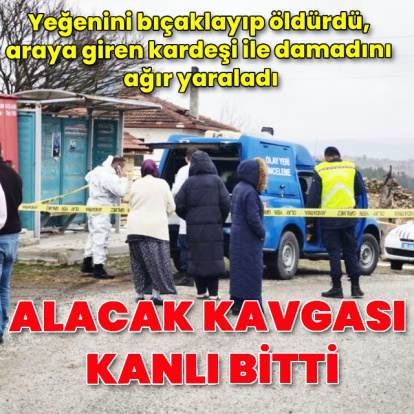 Alacak kavgası kanlı bitti