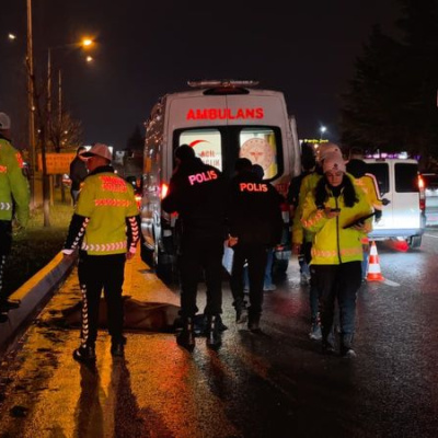 Otomobilin çarptığı yaya öldü