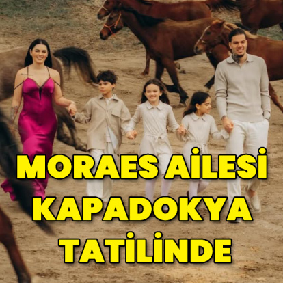Moraes ailesi Kapadokya tatilinde