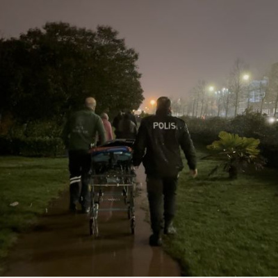 Ümraniye'de parkta cansız beden bulundu