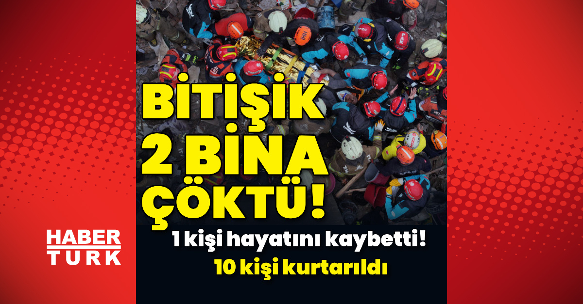 İstanbul Fatih'deiki bina çöktü, 2 kişi arama devam ediyor