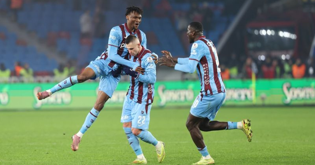 Trabzonspor tek farklı galibiyetlerle zirveye