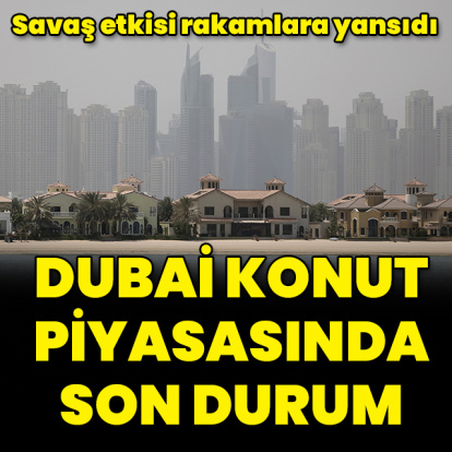 Dubai'de konut satışları düştü