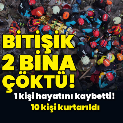 İstanbul Fatih'te bitişik iki bina çöktü!