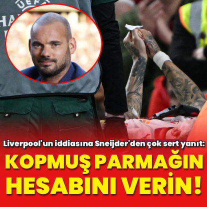 Liverpool'un iddiasına Sneijder'den çok sert yanıt!