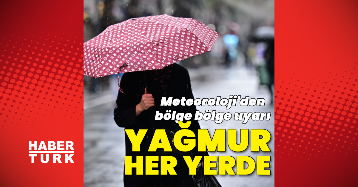 Meteoroloji'den Sağanak Yağmur ve Kar Uyarısı