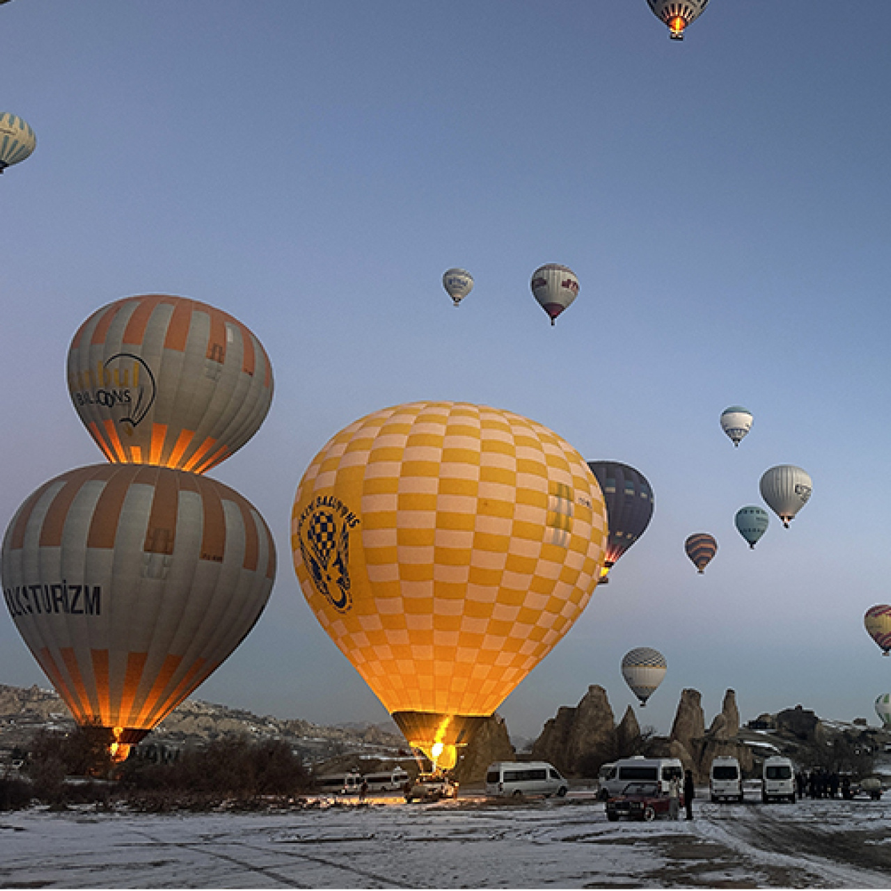 Kapadokya'da bayram coşkusu