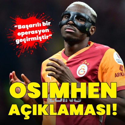 Galatasaray'dan Osimhen açıklaması!