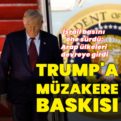 Arap ülkeleri müzakere için Trump'a baskı yapıyor iddiası