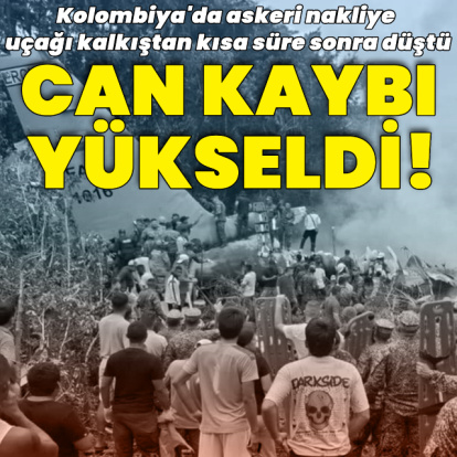 Kolombiya'da düşen uçakta can kaybı yükseldi!