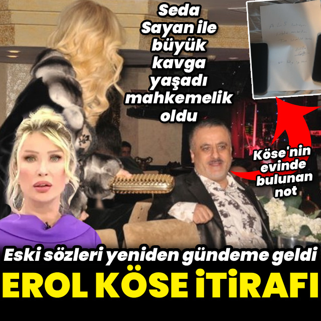 Seda Sayan'dan Erol Köse açıklaması
