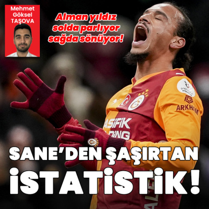 Sane'den şaşırtan istatistik!