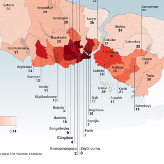 İstanbul sel riski haritası yayınlandı