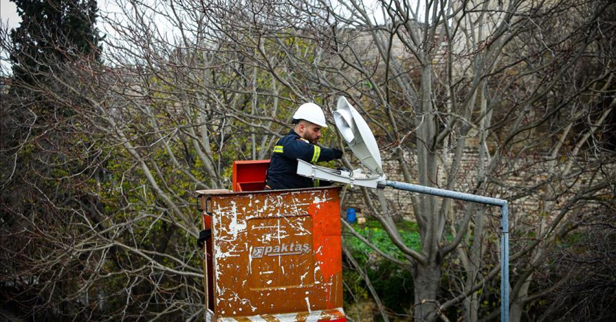 İstanbul elektrik hatları bakım çalışması