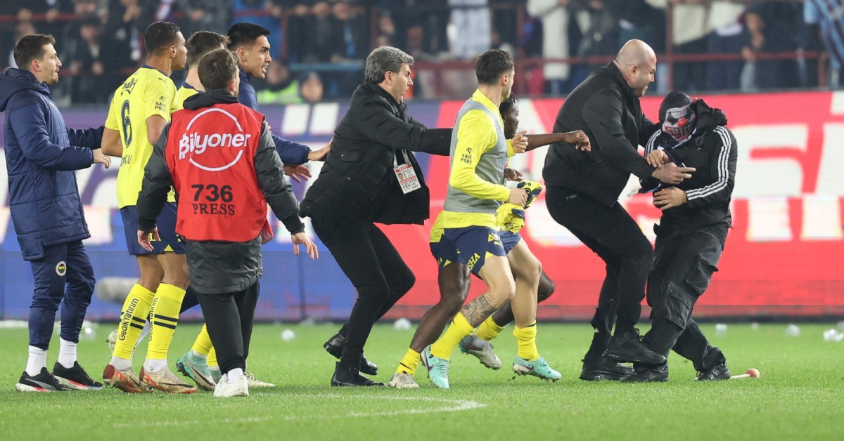 Trabzonspor-Fenerbahçe maçı sonrası olaylarla ceza
