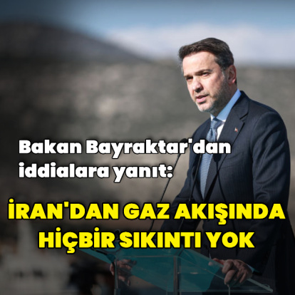 İran’dan Türkiye’ye gaz kesildi iddiası! Bakan Bayraktar'dan açıklama
