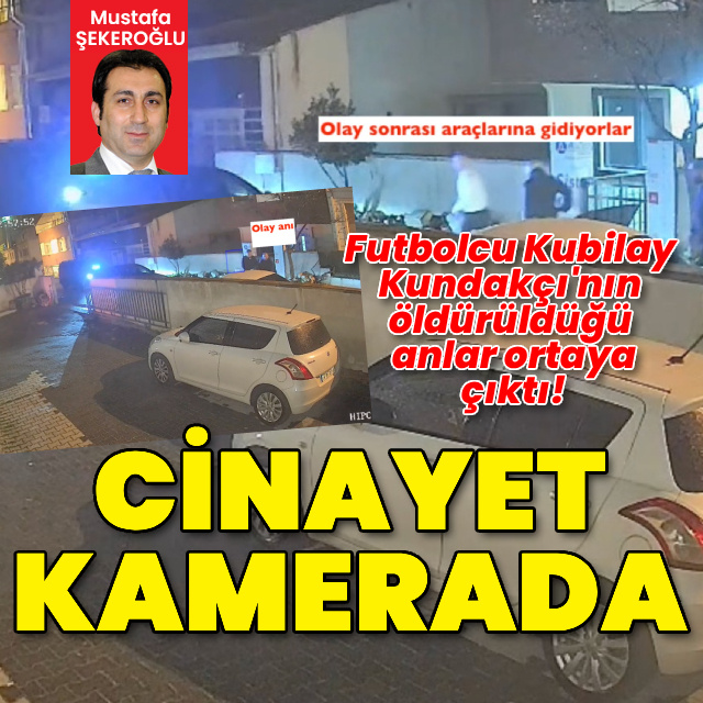 Futbolcu cinayetinde yeni görüntüler