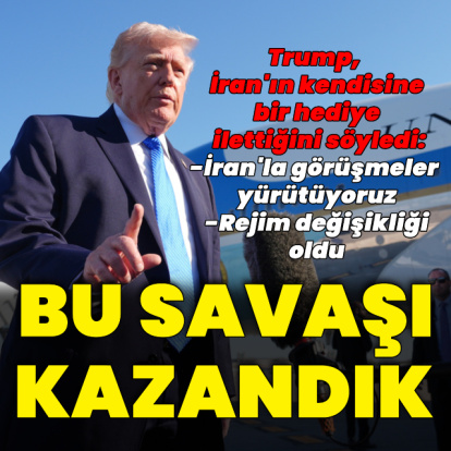 Donald Trump: Bu savaşı kazandık
