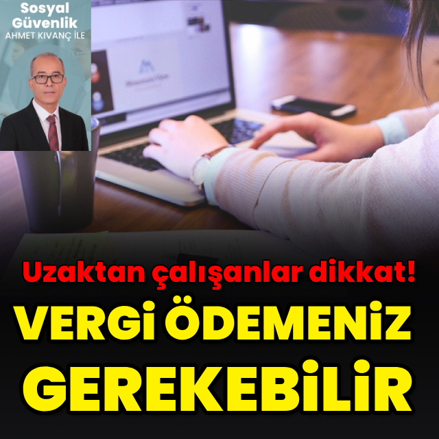 Uzaktan çalışanlara vergi rehberi