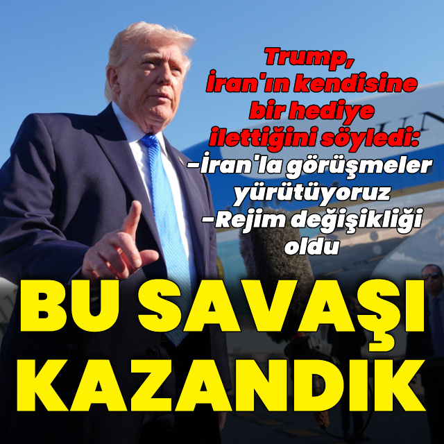 Donald Trump: Bu savaşı kazandık