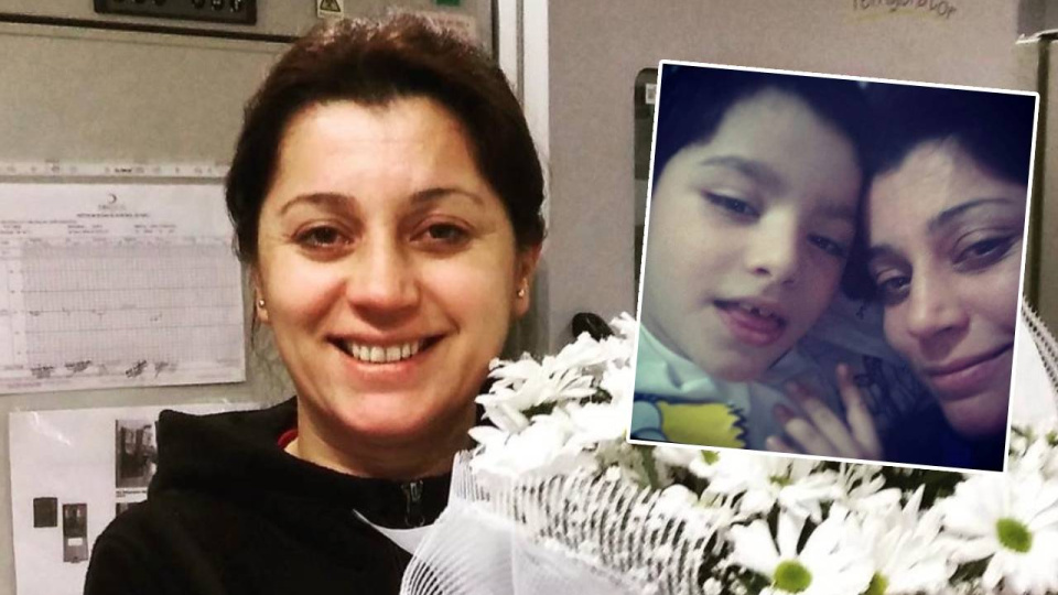 Acılı anne kalbine yenildi