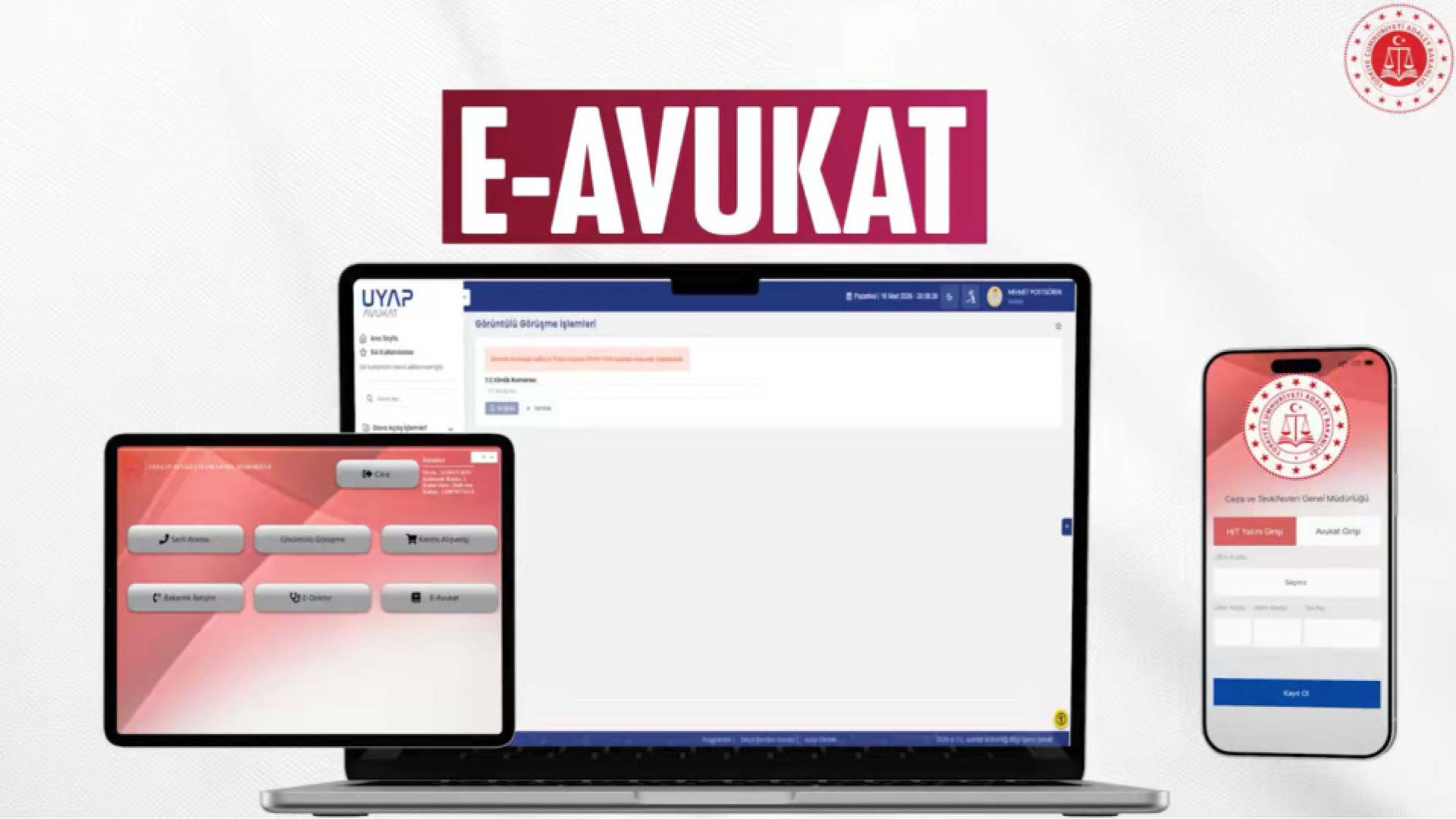 Adalet Bakanı Gürlek e-Avukat Uygulamasını Duyurdu: Hükümlüler Görüntülü Görüşecek