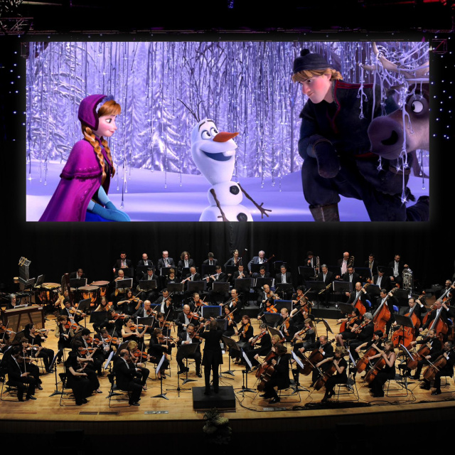 Senfoni orkestrası eşliğinde 'Frozen' gecesi