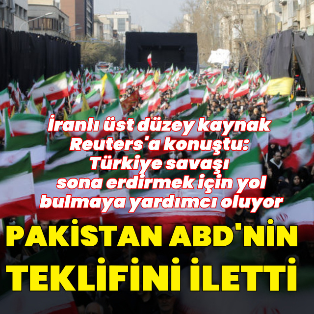 İran: Pakistan, ABD'nin teklifini bize iletti