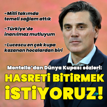"Hasreti bitirmek istiyoruz"