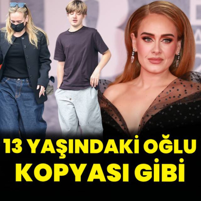 13 yaşındaki oğlu kopyası gibi