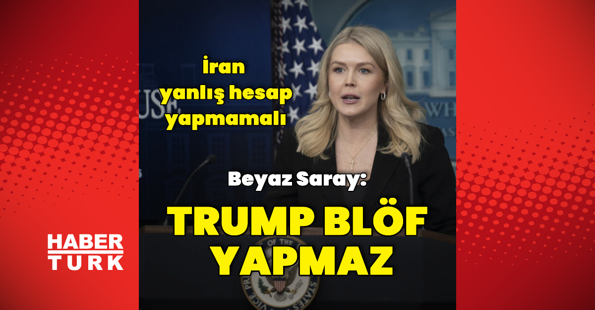 Beyaz Saray'dan Trump'ın İran'asert mesajı