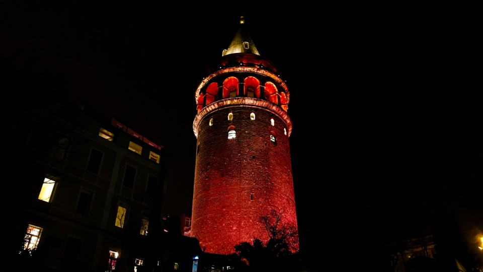 Galata Kulesi Multipl Miyelom için kırmızıya bürünecek