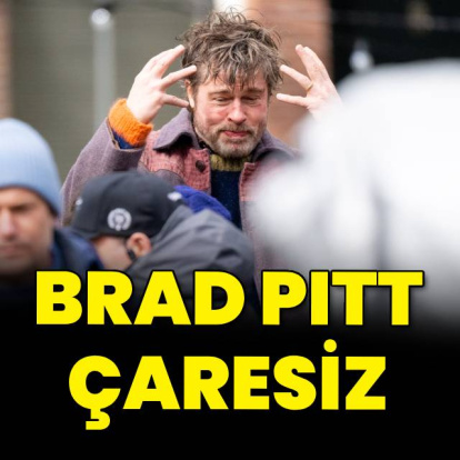 Brad Pitt çaresiz