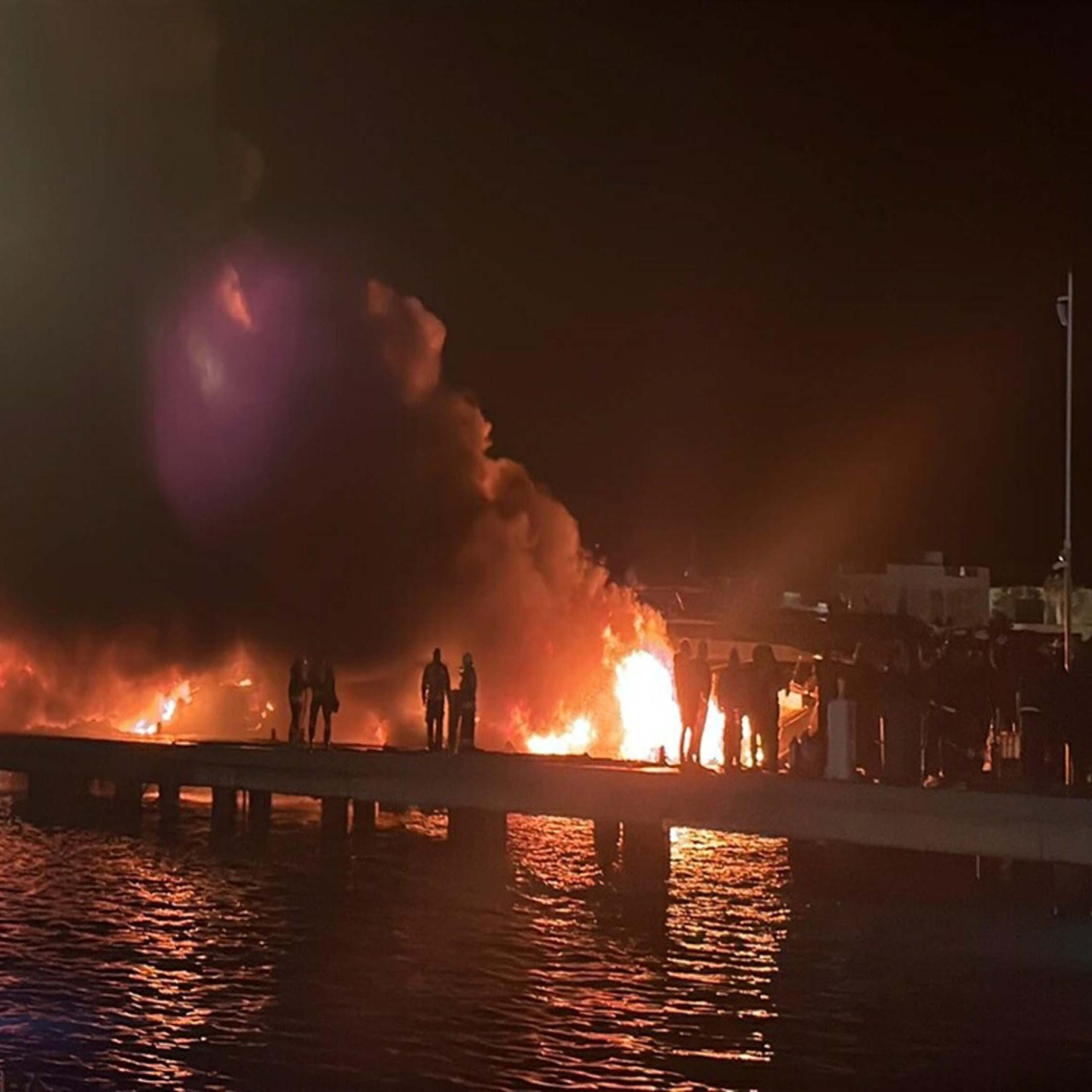 Marinadaki yangına bilirkişi incelemesi