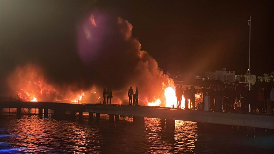 Marinadaki yangına bilirkişi incelemesi